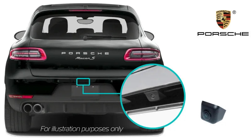 Porsche Macan – Rückfahrkamera Nachrüstung inkl. Montage ab